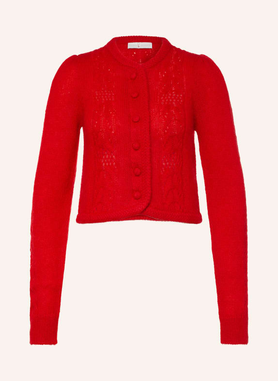 Johann & Johanna Cardigan din mohair ROȘU