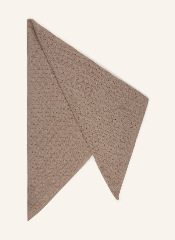 Johann & Johanna Foulard triangulaire BEIGE