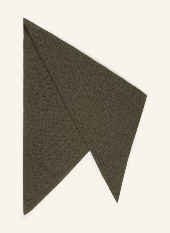 Johann & Johanna Foulard triangulaire KAKI