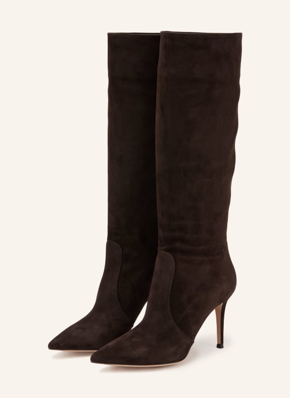 Gianvito Rossi Bottes HANSEN MARRON
