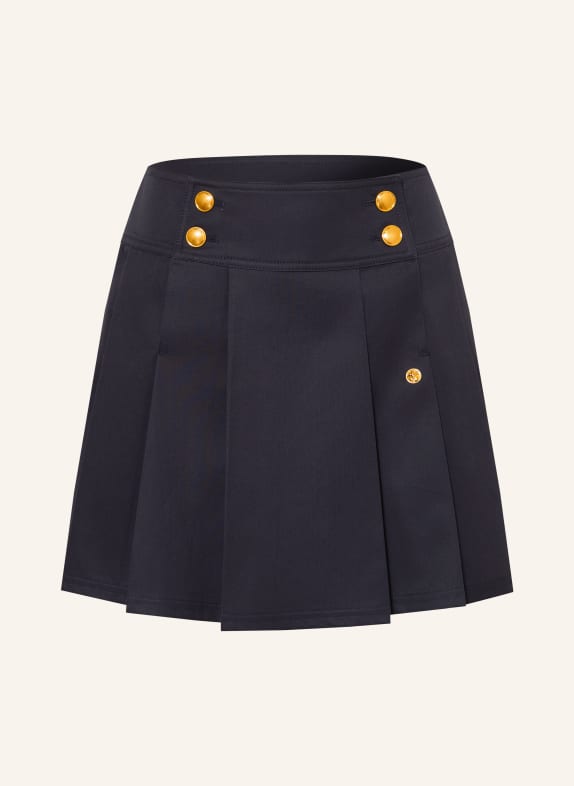 VERSACE Faltenrock DUNKELBLAU