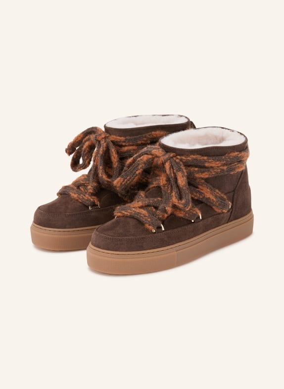 INUIKII Boots CLASSIC LOW DUNKELBRAUN / BRAUN