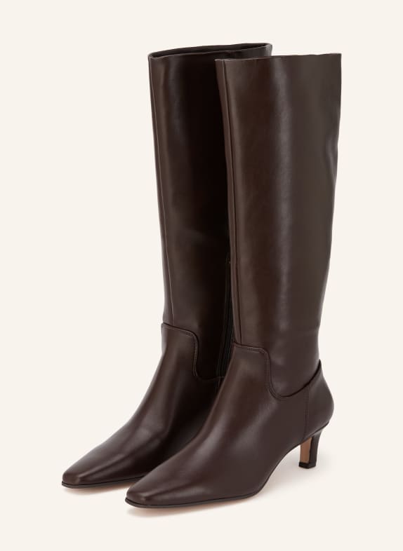 STEVE MADDEN Bottes NEW DAVIS MARRON FONCÉ