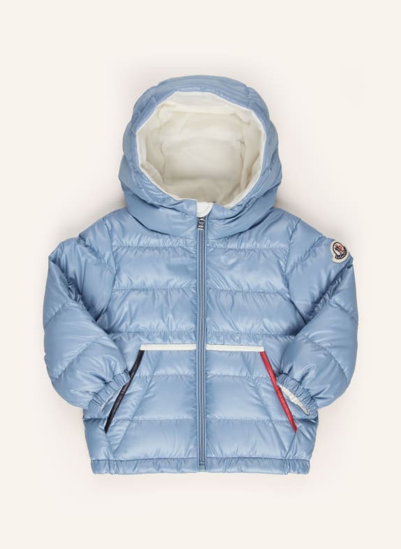 MONCLER enfant Daunenjacke ICARUS HELLBLAU / ROT / WEISS