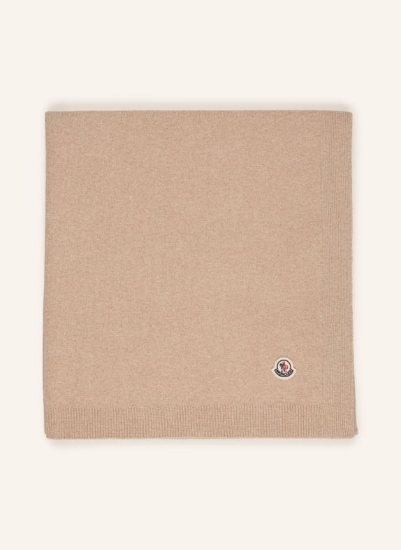 MONCLER enfant Throw blanket LIGHT BROWN