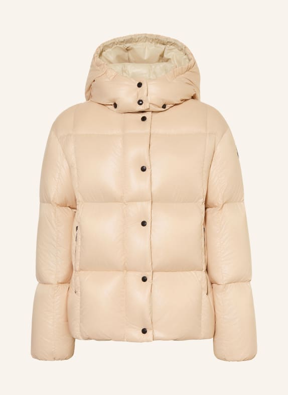 MONCLER enfant Doudoune PARANA avec capuche amovible ORANGE CLAIR