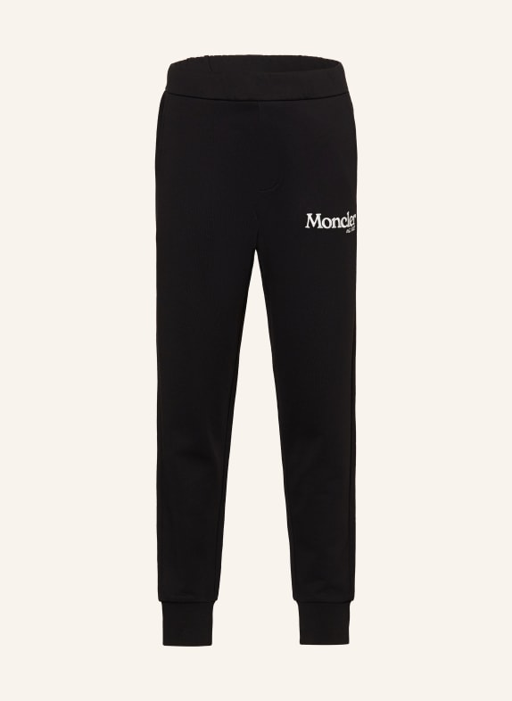 MONCLER enfant Pantalon en molleton NOIR / BLANC
