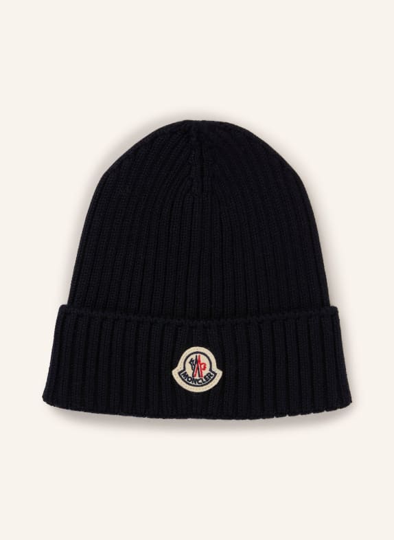MONCLER enfant Bonnet BLEU FONCÉ