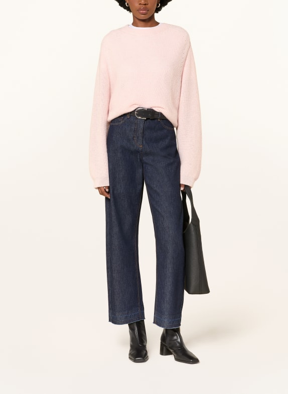 PESERICO Trui met alpaca en pailletten ROSE CLAIR