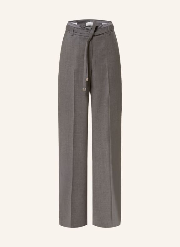 PESERICO Marlenehose DUNKELGRAU / SCHWARZ
