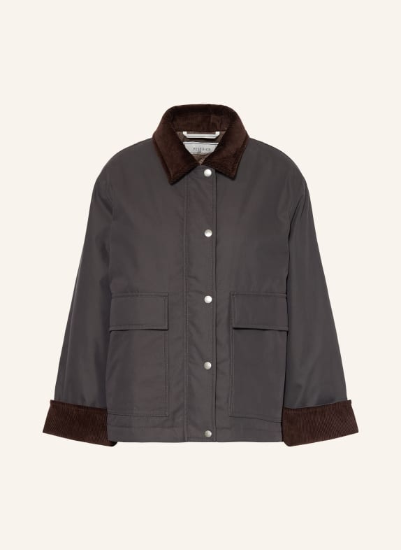 PESERICO Blazer DONKERGRIJS / MARRON FONCÉ