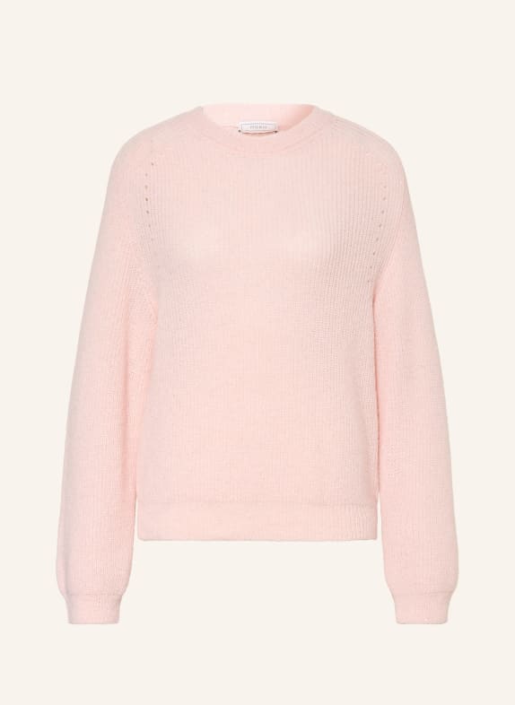 PESERICO Sweater with alpaca and sequins LIGHT PINK
