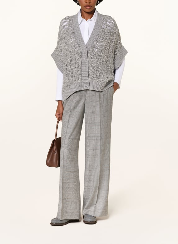 PESERICO Marlene-broek GRIJS / BRUIN