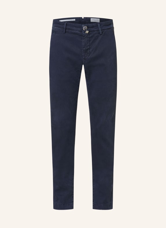 JACOB COHEN Pantaloni chino BOBBY, croială slim fit ALBASTRU ÎNCHIS