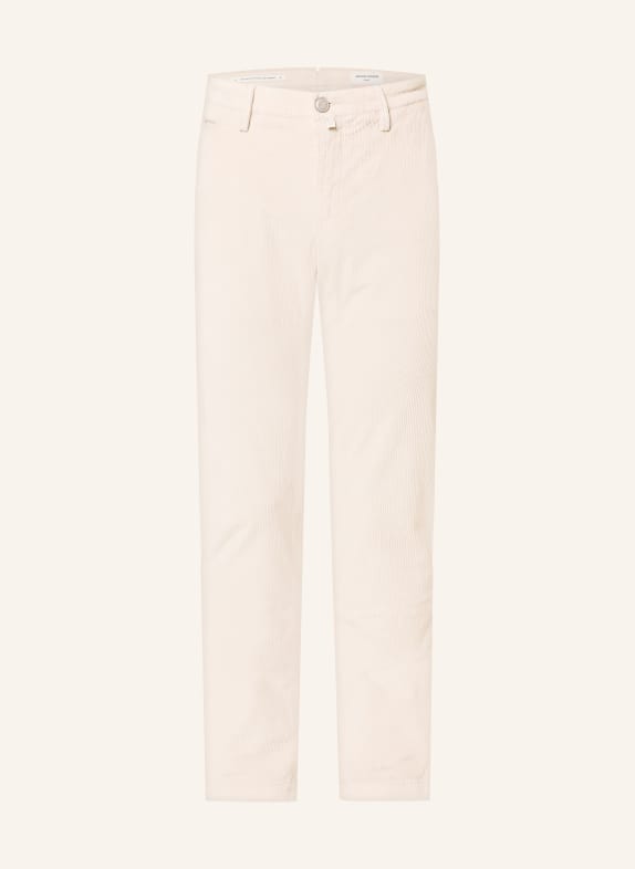 JACOB COHEN Pantaloni din velur BOBBY, croială slim fit CREM