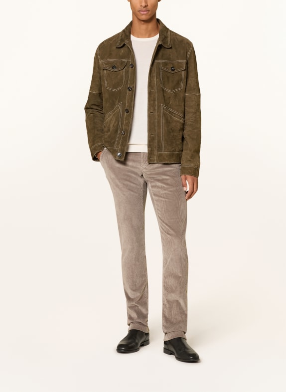 JACOB COHEN Cordbroek BOBBY Slim Fit TAUPE