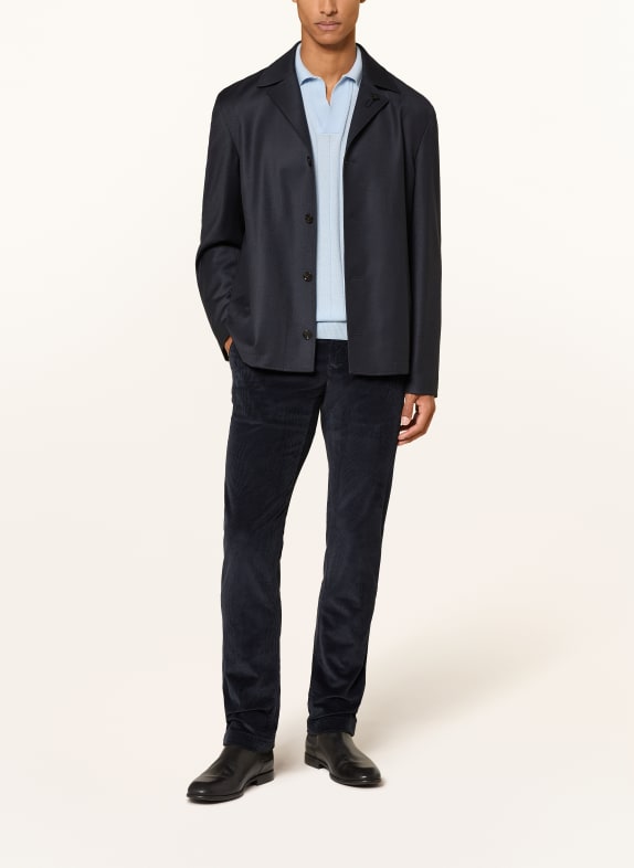 JACOB COHEN Cordbroek BOBBY Slim Fit DONKERBLAUW