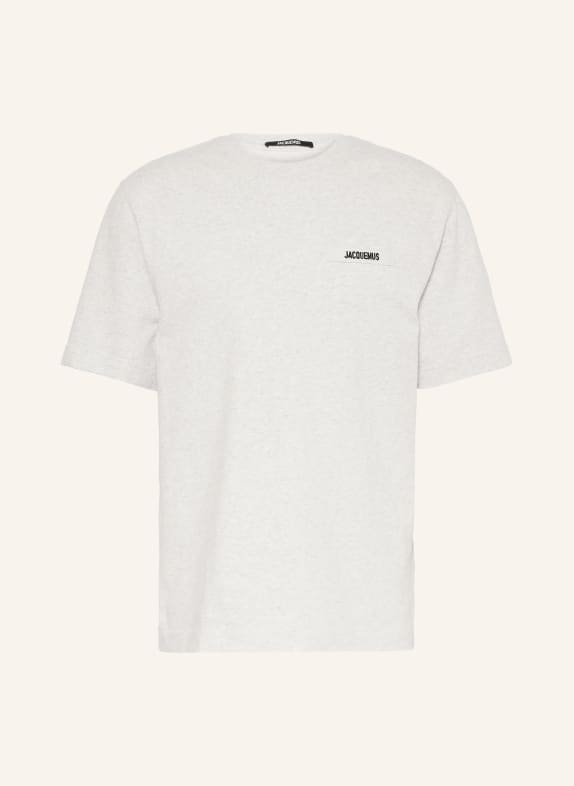 JACQUEMUS T-shirt LE TSHIRT GROS GRAIN GRIS CLAIR / GRIS