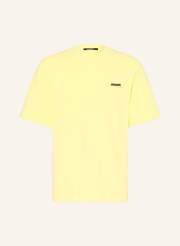 JACQUEMUS T-shirt LE TSHIRT GROS GRAIN JAUNE