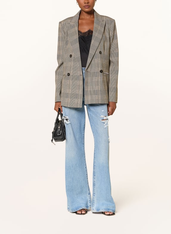 PATRIZIA PEPE Blazer BRUIN / BEIGE / ZWART