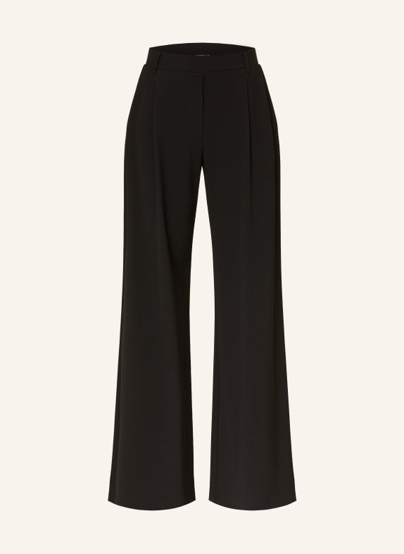 PATRIZIA PEPE Wide-leg trousers BLACK