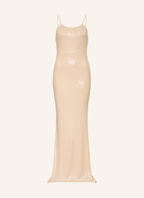 PATRIZIA PEPE Abendkleid mit Pailletten HELLROSA