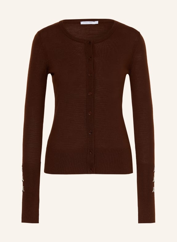 PATRIZIA PEPE Vest MARRON FONCÉ