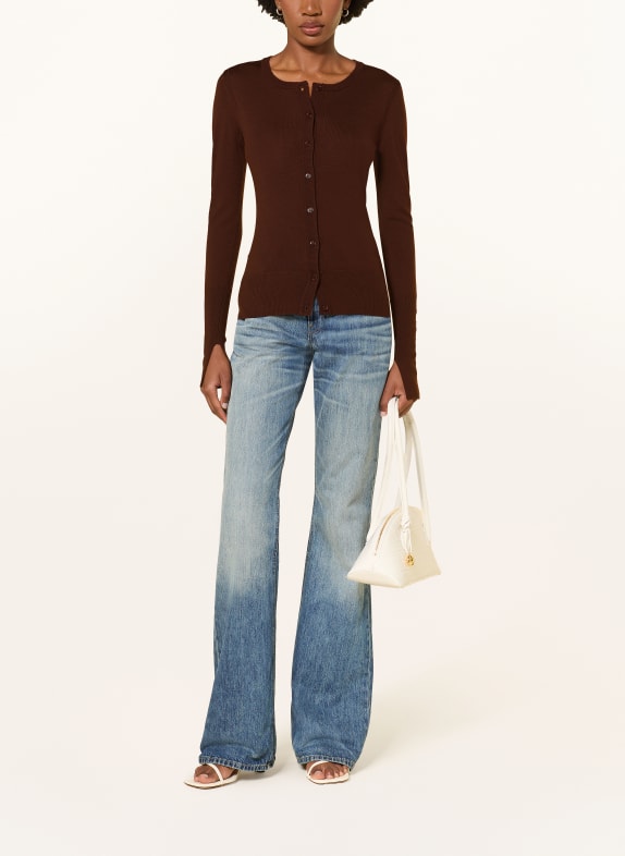 PATRIZIA PEPE Vest MARRON FONCÉ