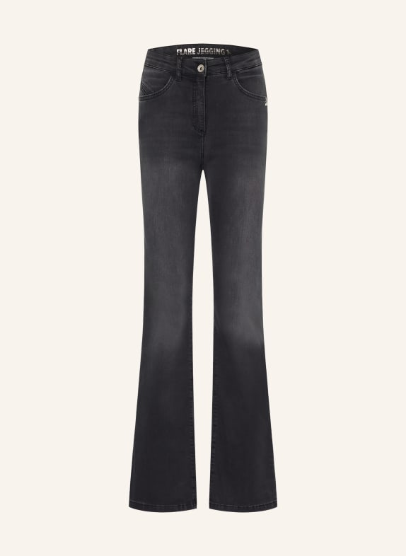 PATRIZIA PEPE Flared Jeans K486 DEEP BLACK WASH