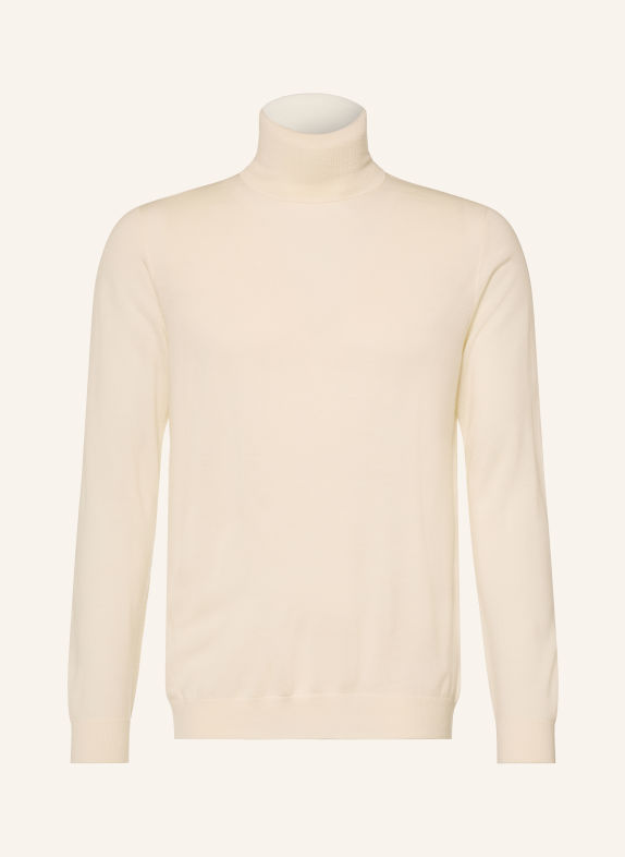 PAUL Rollkragenpullover aus Merinowolle CREME