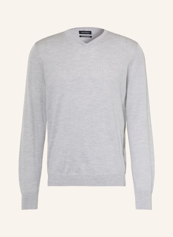 STROKESMAN'S Merino wool sweaters LIGHT GRAY