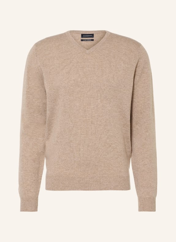 STROKESMAN'S Pull en cachemire BEIGE