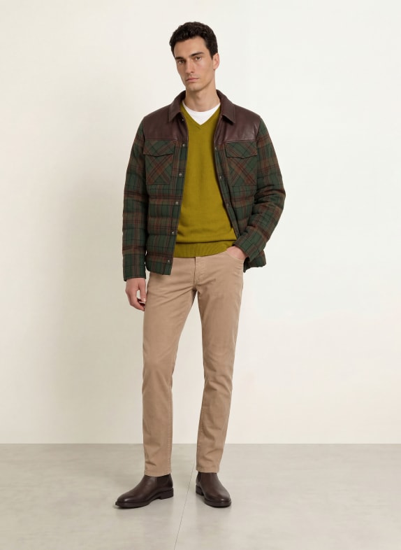 STROKESMAN'S Cashmere-Pullover OLIV