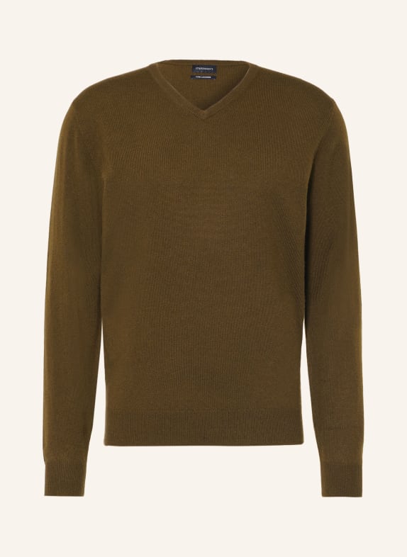 STROKESMAN'S Pull en cachemire KAKI