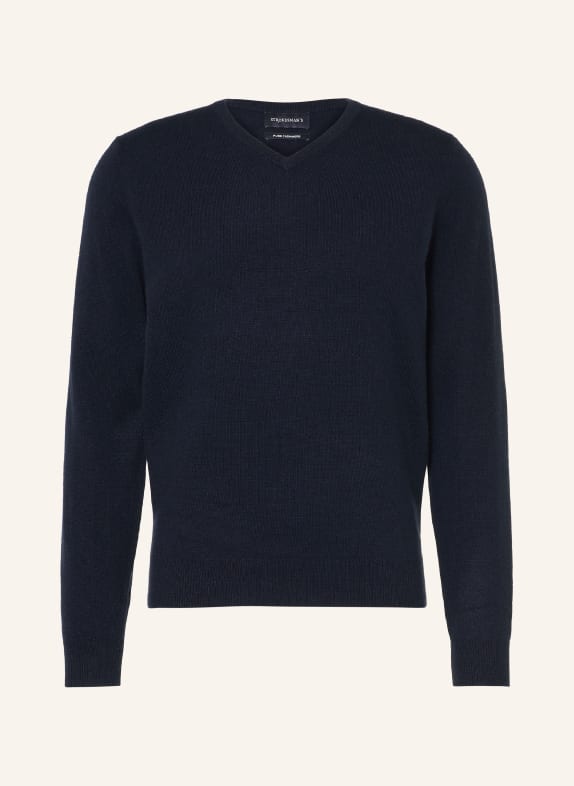 STROKESMAN'S Pull en cachemire BLEU FONCÉ