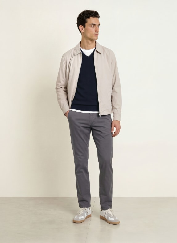 STROKESMAN'S Cashmere-Pullover DUNKELBLAU