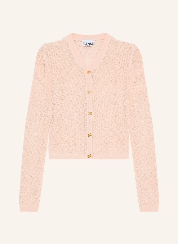 GANNI Strickjacke HELLROSA