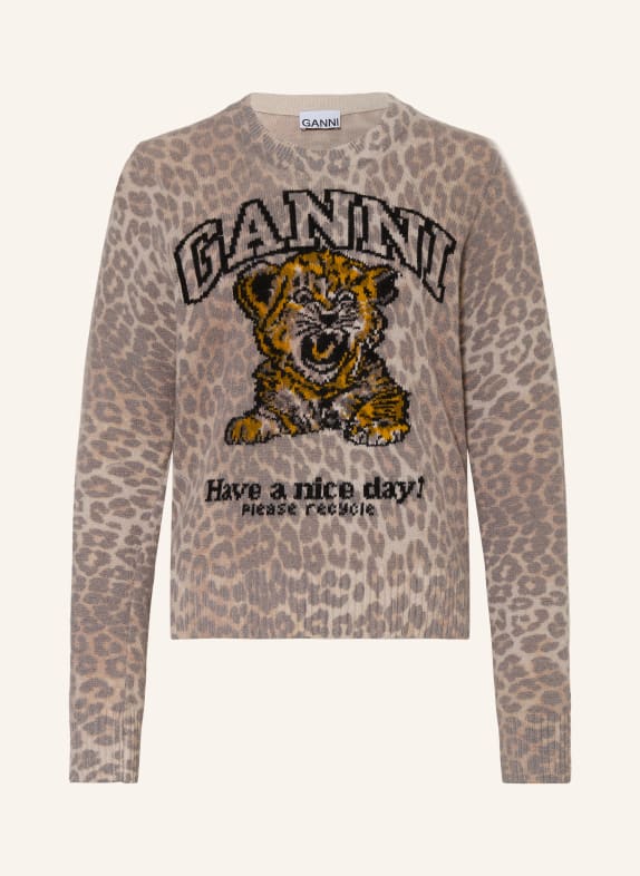 GANNI Tröjor BEIGE / BRUN / GRÅ