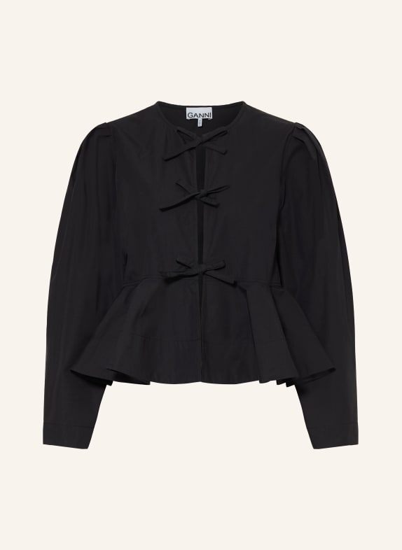 GANNI Blouse BLACK