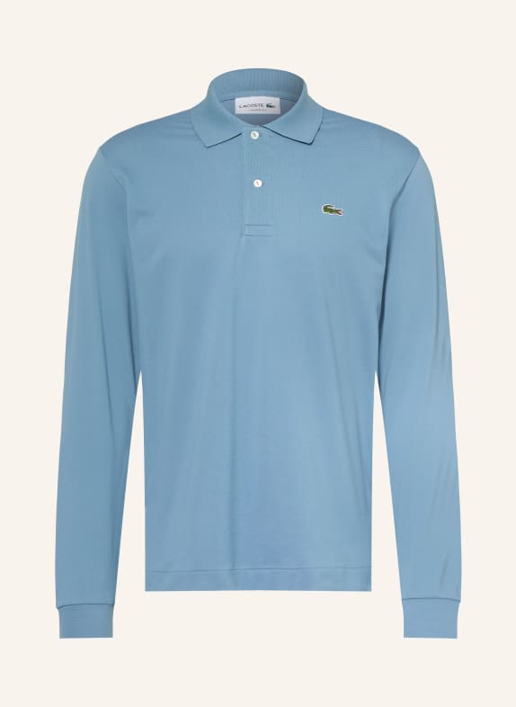 LACOSTE Jersey polo shirt BLUE GRAY