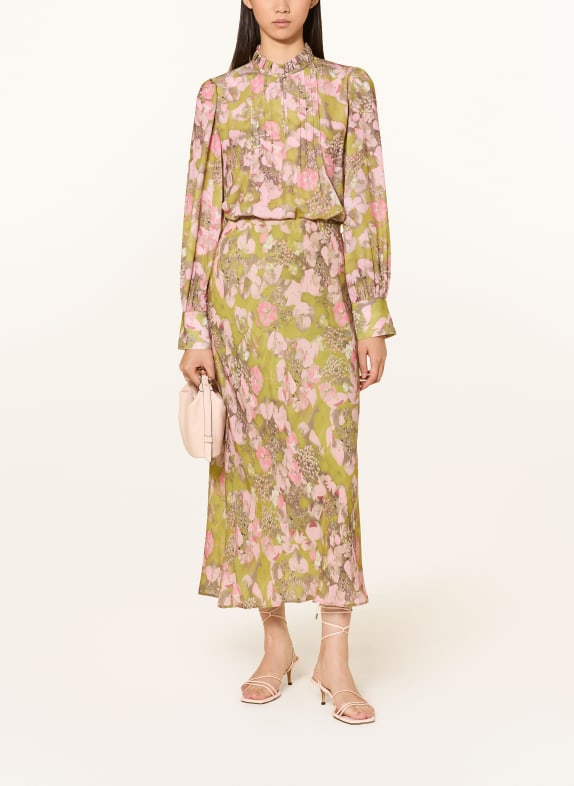 JOOP! Blouseshirt BELMIRA LICHTGROEN / ROZE / WIT