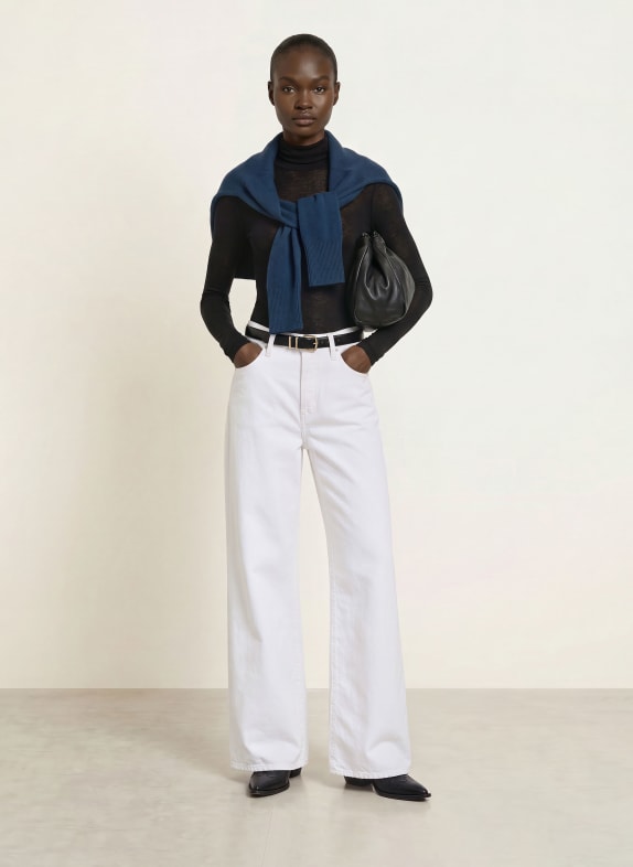 FRAME Straight jeans THE LOOSE WHT WHITE