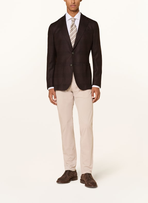 windsor. Colbert GIORNO Shaped Fit DONKERROOD / DONKERGRIJS