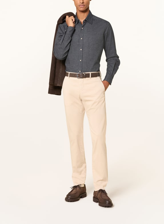 windsor. Flanellhemd LIVIO Regular Fit DUNKELBLAU