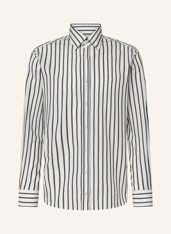 windsor. Hemd LAPO-W Shaped Fit WEISS / DUNKELBLAU
