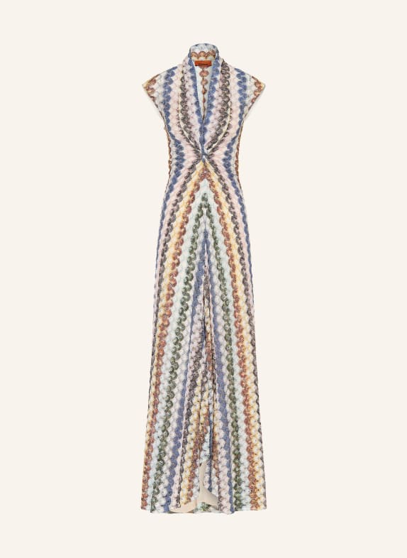 MISSONI Evening dress WHITE / GREEN / BLUE