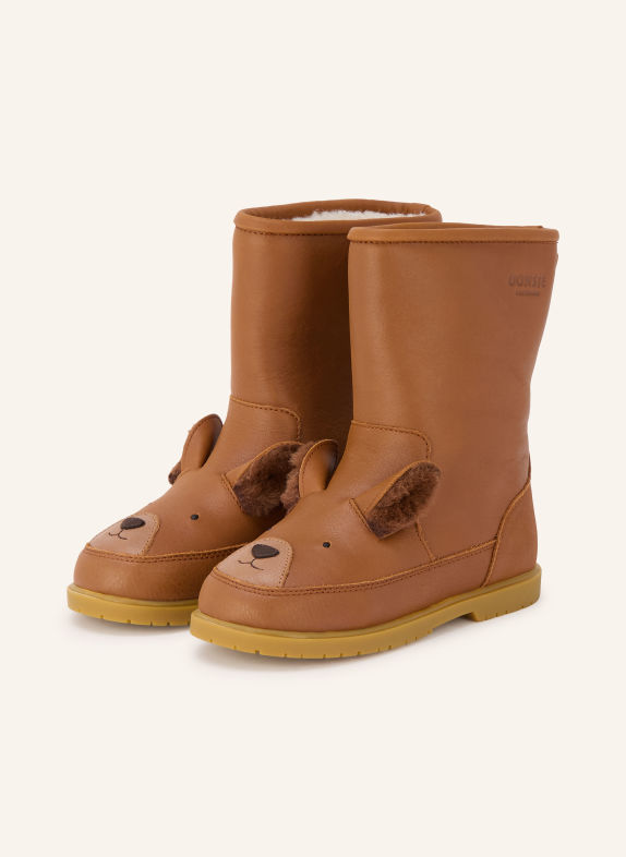 DONSJE Boots WADUDU MARRON / NOIR