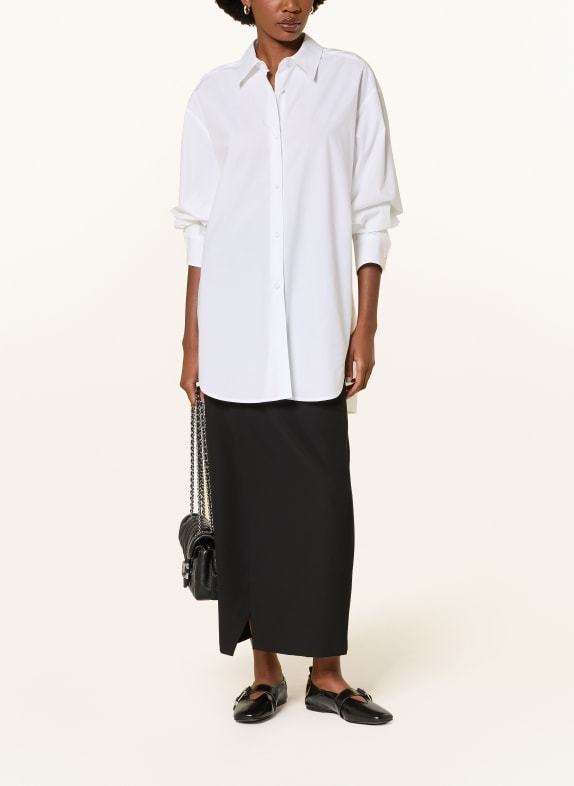 EMPORIO ARMANI Oversized overhemdblouse WIT