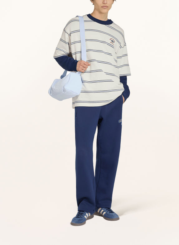 adidas Originals T-Shirt RESORT S ECRU / DUNKELBLAU / BLAU