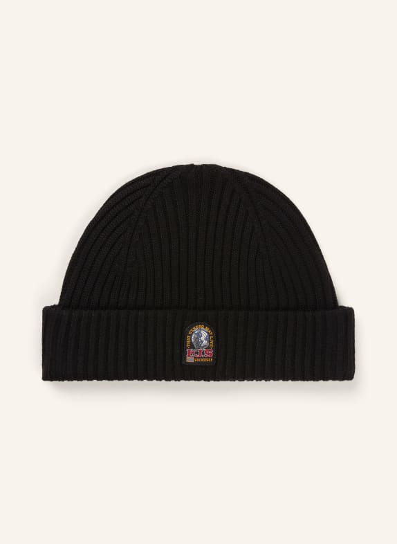PARAJUMPERS Mütze MATIO mit Merinowolle SCHWARZ